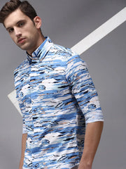 Men Multi Printed Casual Shirt-PERRYPRINT-1850-Multi