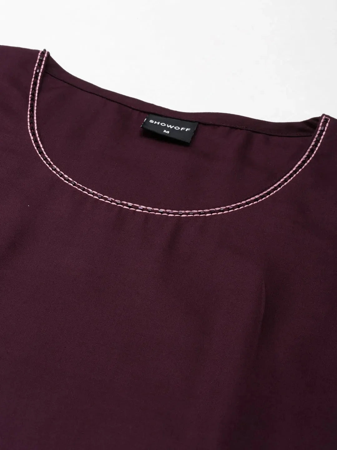 Purple Cotton Kurtas | Solid Indian Kurta Ladies by DesiQlo