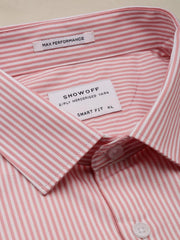 Men Peach Striped Formal Shirt-PHILOCALISTSTRIPES-2122-Peach