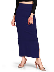 Women's Navy Blue Lycra High Rise Saree Shapewear-19-PL-NAVY BLUE