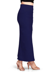 Women's Navy Blue Lycra High Rise Saree Shapewear-19-PL-NAVY BLUE