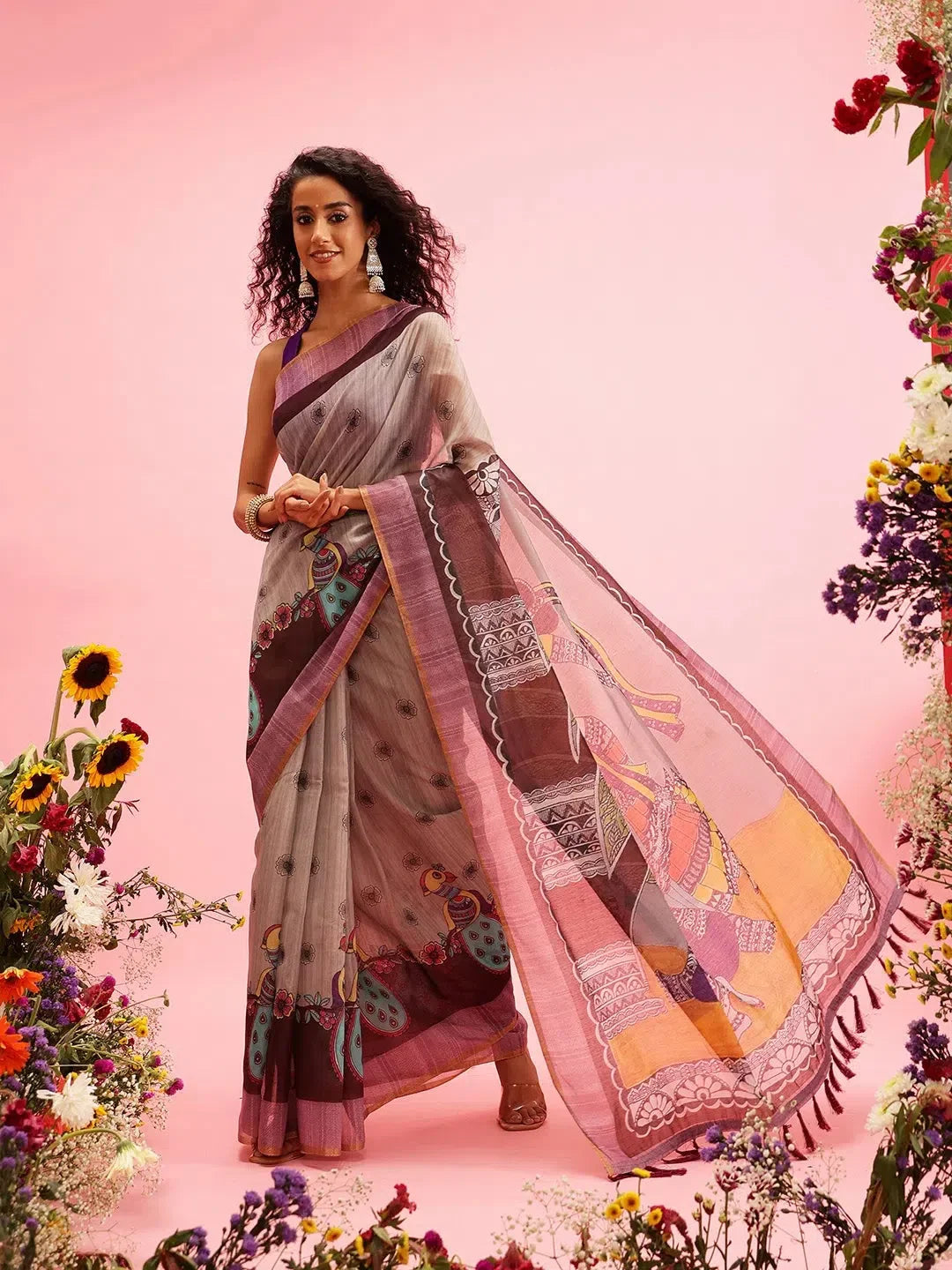 Elegant Cotton Saree: Indian Sarees for Women