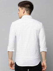 Men White Printed Casual Shirt-FLIORIONIEPRINT-3553-White