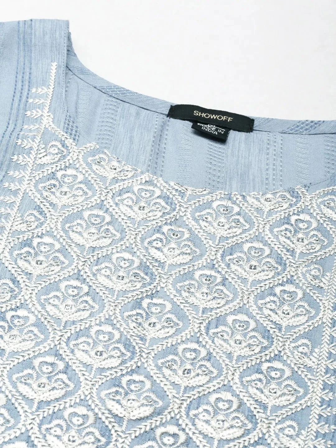 Blue Solid Indian Kurtis | Cotton Kurtas for Women - DesiQlo