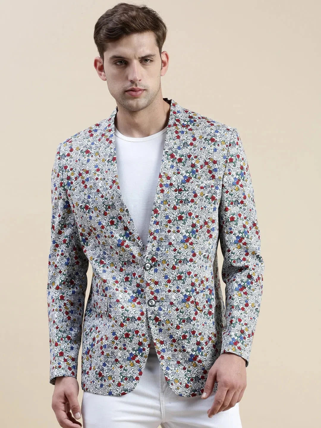 Multi Printed Men's Casual Cotton Blazer | Modi Jacket Style