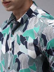 Men Multi Printed Casual Shirt-OMANPRINT-1577-Multi