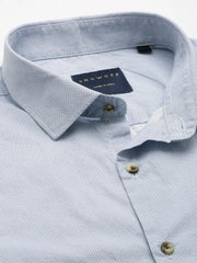 Men White Printed Casual Shirt-BENTONPRINT-4021-White