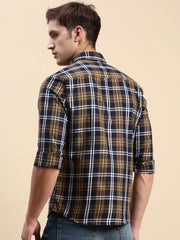 Men Multi Checked Casual Shirt-BLAZOCHECKS-4655-Multi