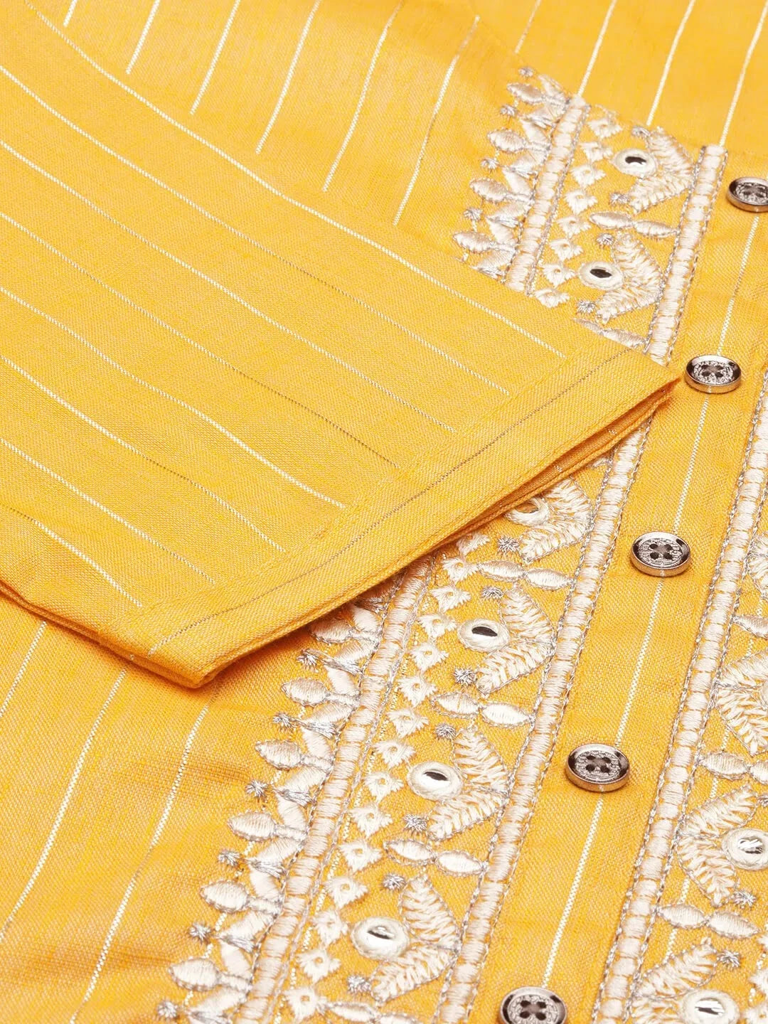 Yellow Printed Kurta: Modern Indian Kurtas for Women Online