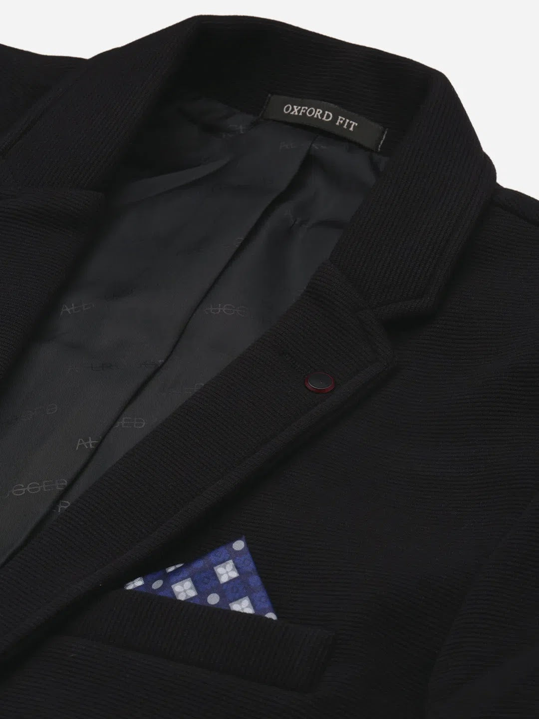 Black Notched Lapel Blazer | Men's Ethnic Nehru Jackets