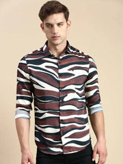 Men Multi Printed Casual Shirt-JORDANPRINT-4901-Multi