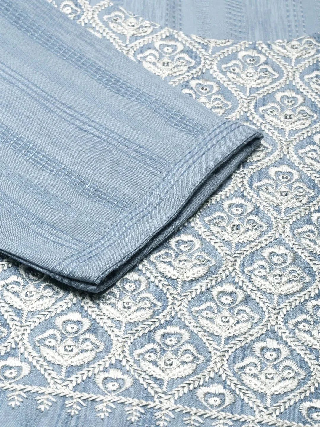 Blue Solid Indian Kurtis | Cotton Kurtas for Women - DesiQlo