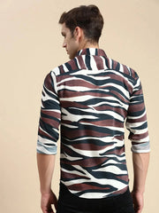 Men Multi Printed Casual Shirt-JORDANPRINT-4901-Multi