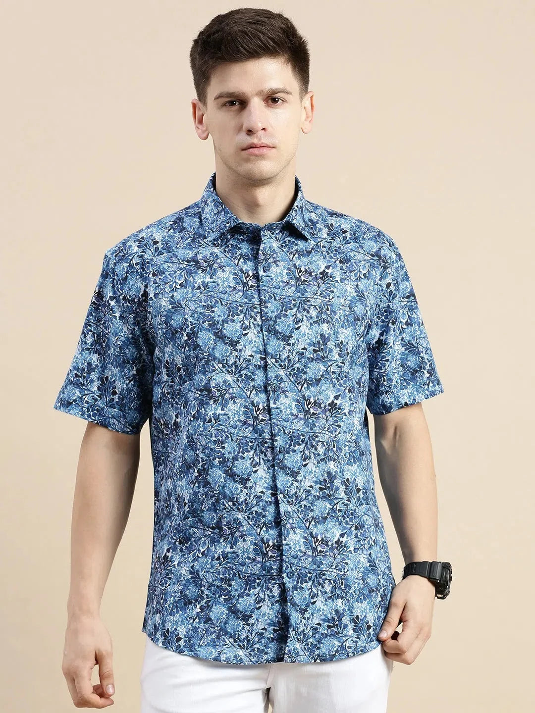Multi Tropical Printed Shirt | Casual Cotton Mens Shirt
