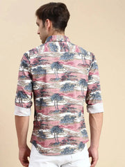 Men Multi Printed Casual Shirt-IKIGAIPRINTS-8803-Multi