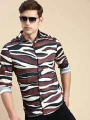 Men Multi Printed Casual Shirt-JORDANPRINT-4901-Multi