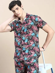 Men Multi Printed Casual Co ord Set-AM-91-7-Multi