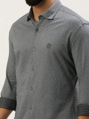 Men Grey Solid Casual Shirt-ATHERKNITS-4996-Grey