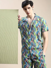 Men Multi Printed Casual Co ord Set-AM-92-10-Multi