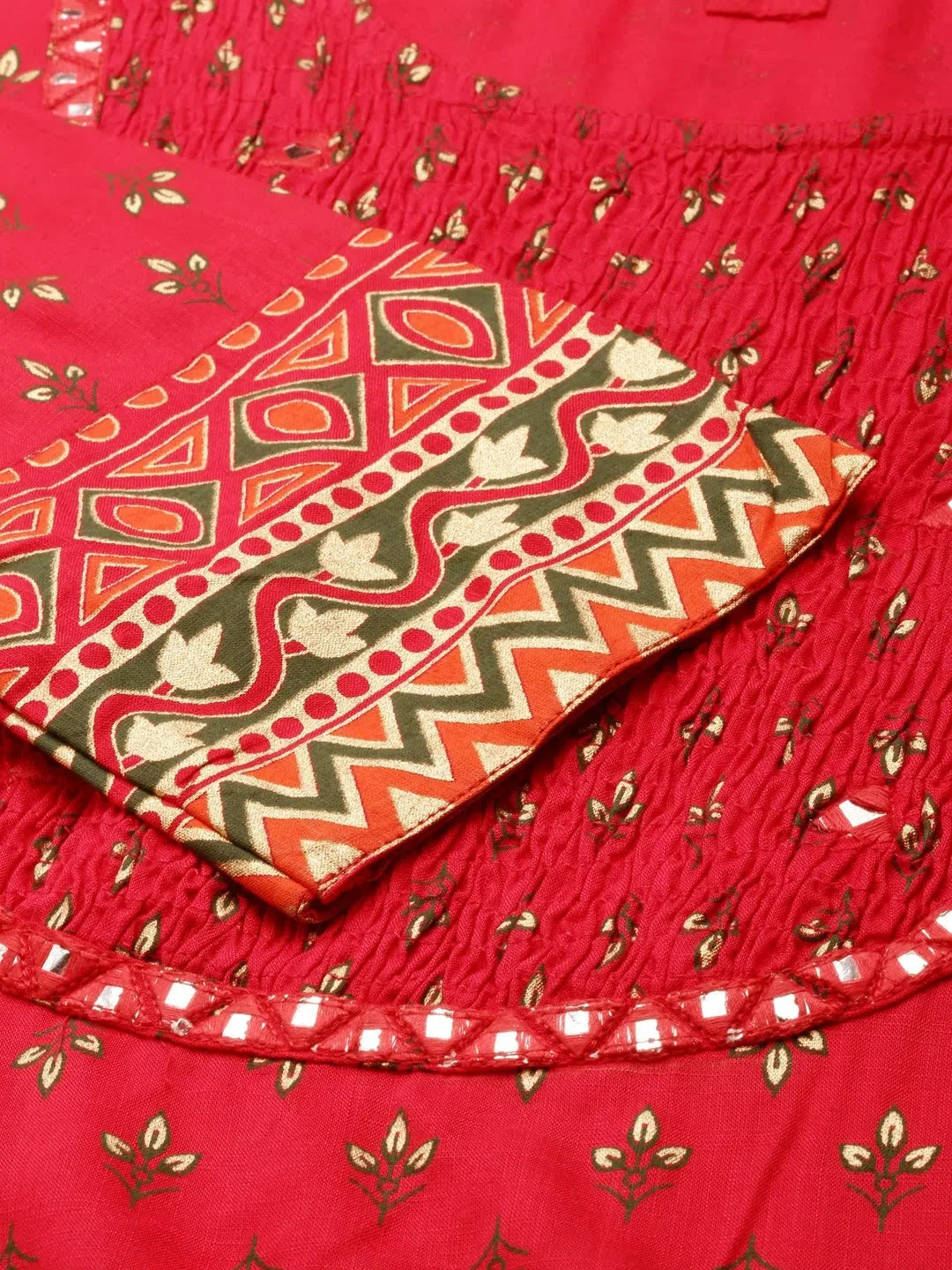 Black Printed Cotton Kurta - Women's Indian Kurta Collection: Style