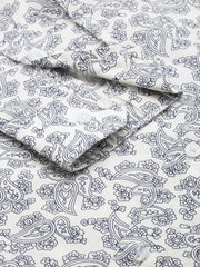 Men White Printed Casual Shirt-ZEPHYRPRINTS-2034-White