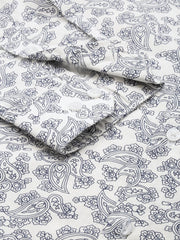 Men White Printed Casual Shirt-ZEPHYRPRINTS-2034-White