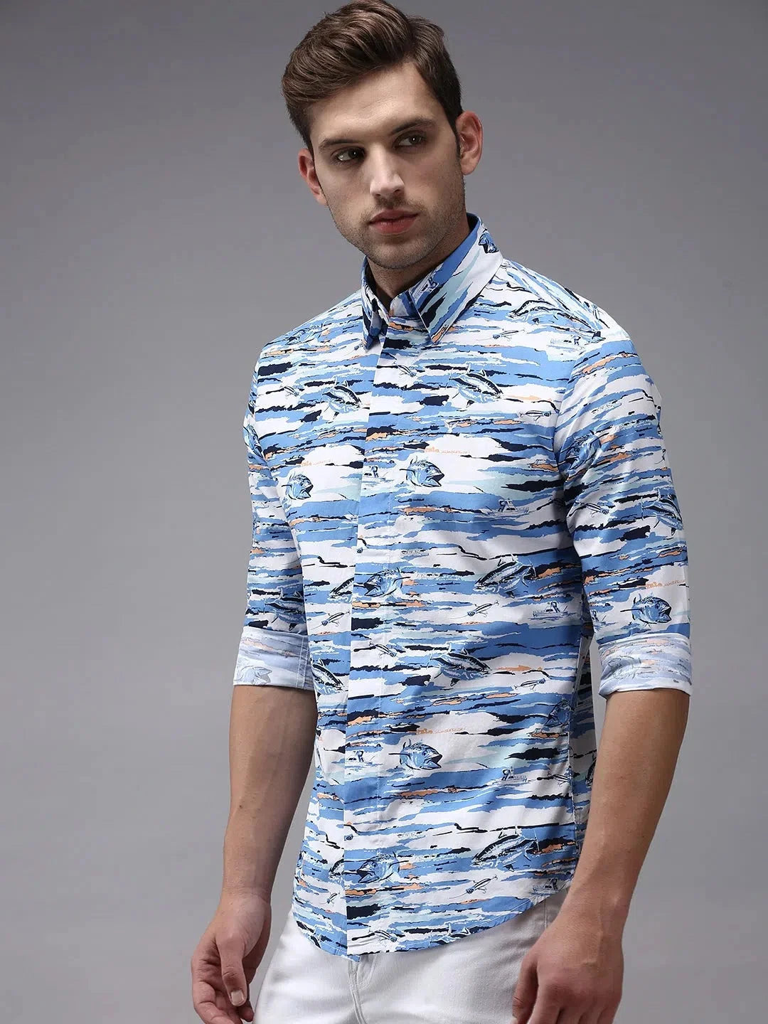 Multi-Color Printed Mens Shirt | Cotton Casual Shirts