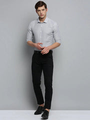 Men White Striped Formal Shirt-NEXORITESTRIPES-KP037-White