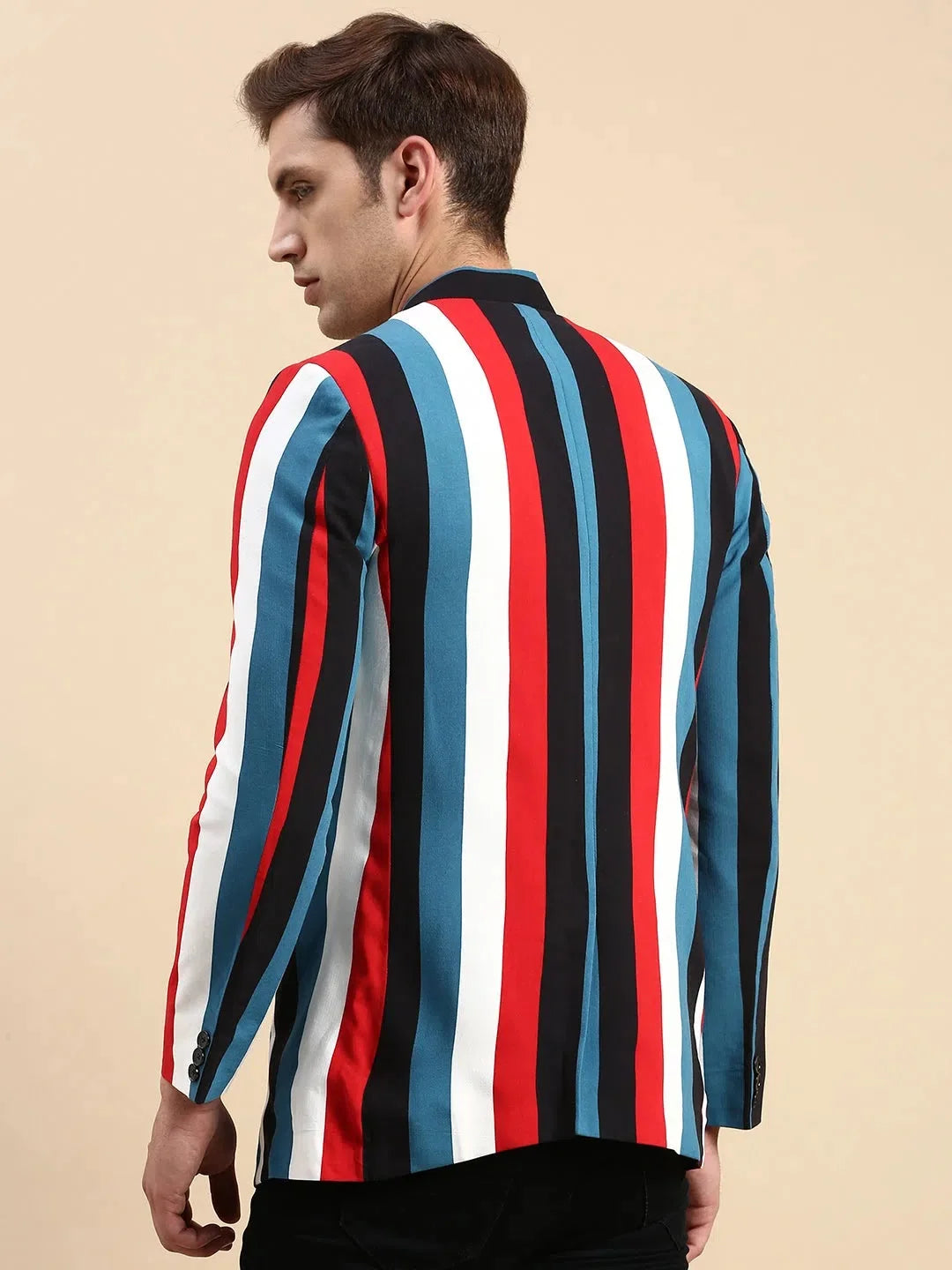 Multi Striped Party Blazer | Men's Ethnic Wear | DesiQlo