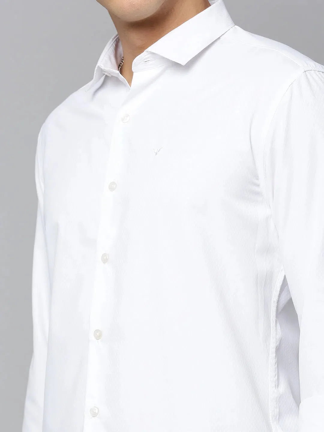 Shop White Solid Mens Shirt - Cotton Casual Shirt | DesiQlo
