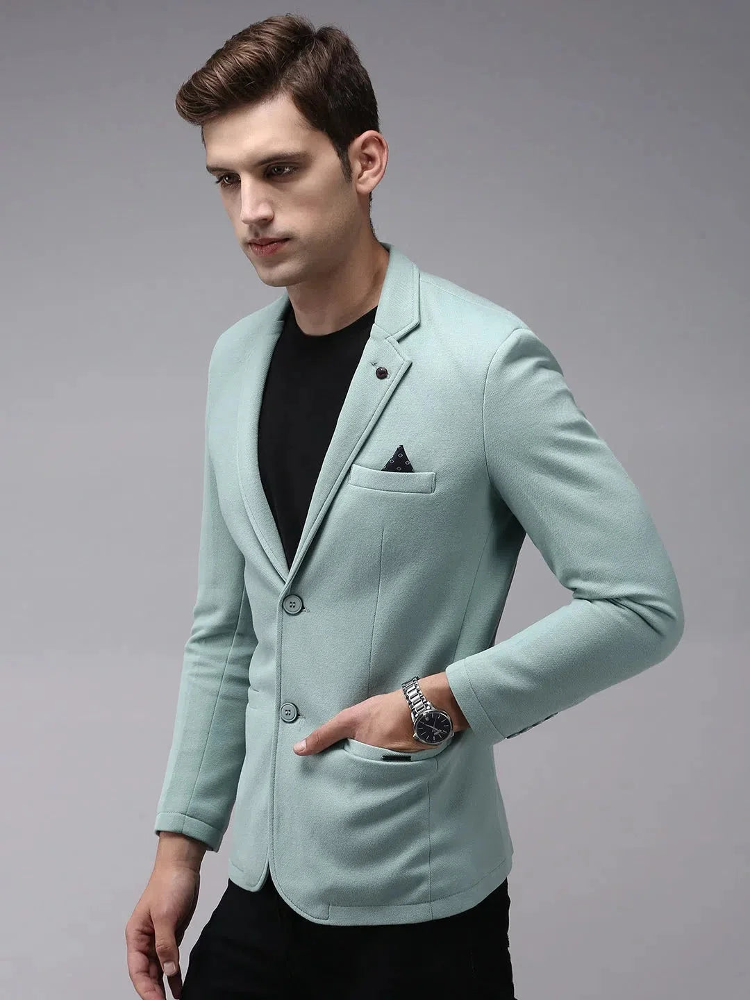 Men's Green Cotton Nehru Jacket - Indian Ethnic Wear | DesiQlo
