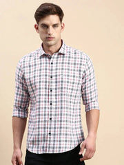 Men Multi Checked Casual Shirt-BLAZOCHECKS-4666-Multi