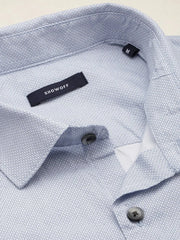 Men White Printed Casual Shirt-JUPITERPRINT-3400-White