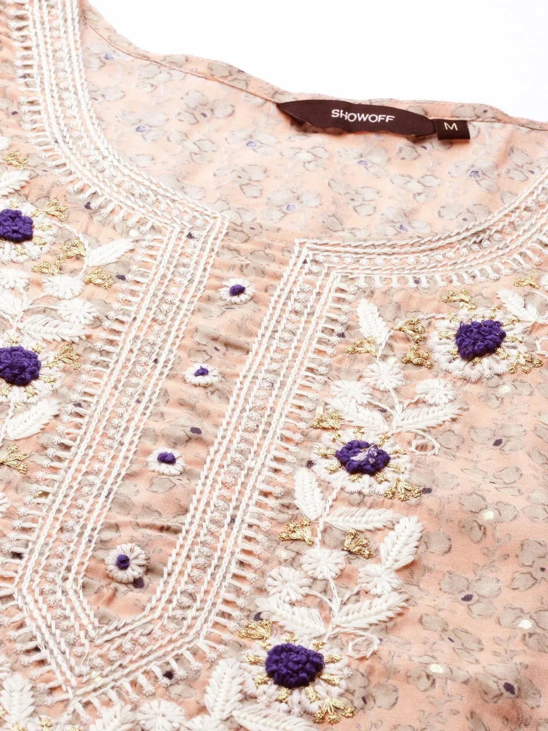 Pink Floral Kurta Set | Women's Cotton Kurta Sets with Dupatta