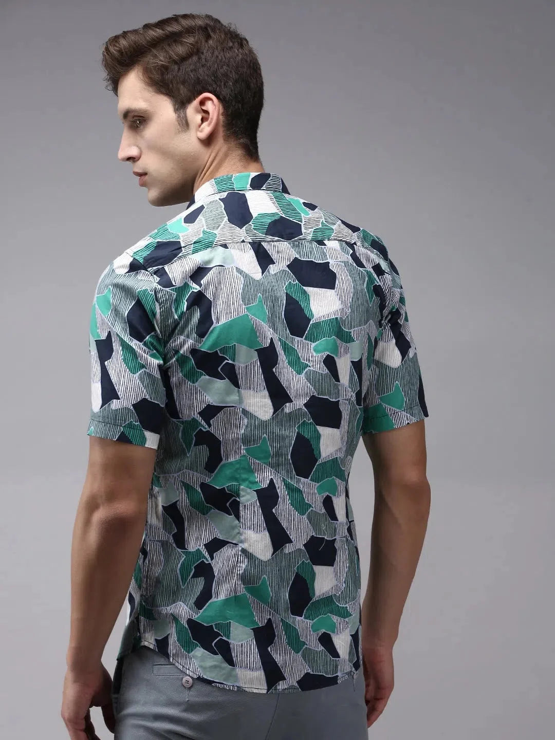 Multi Printed Cotton Mens Shirt | Casual & Trendy