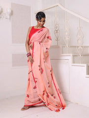 Green Cotton Saree With Nakshi Zari Borders-MA66BCT431050023