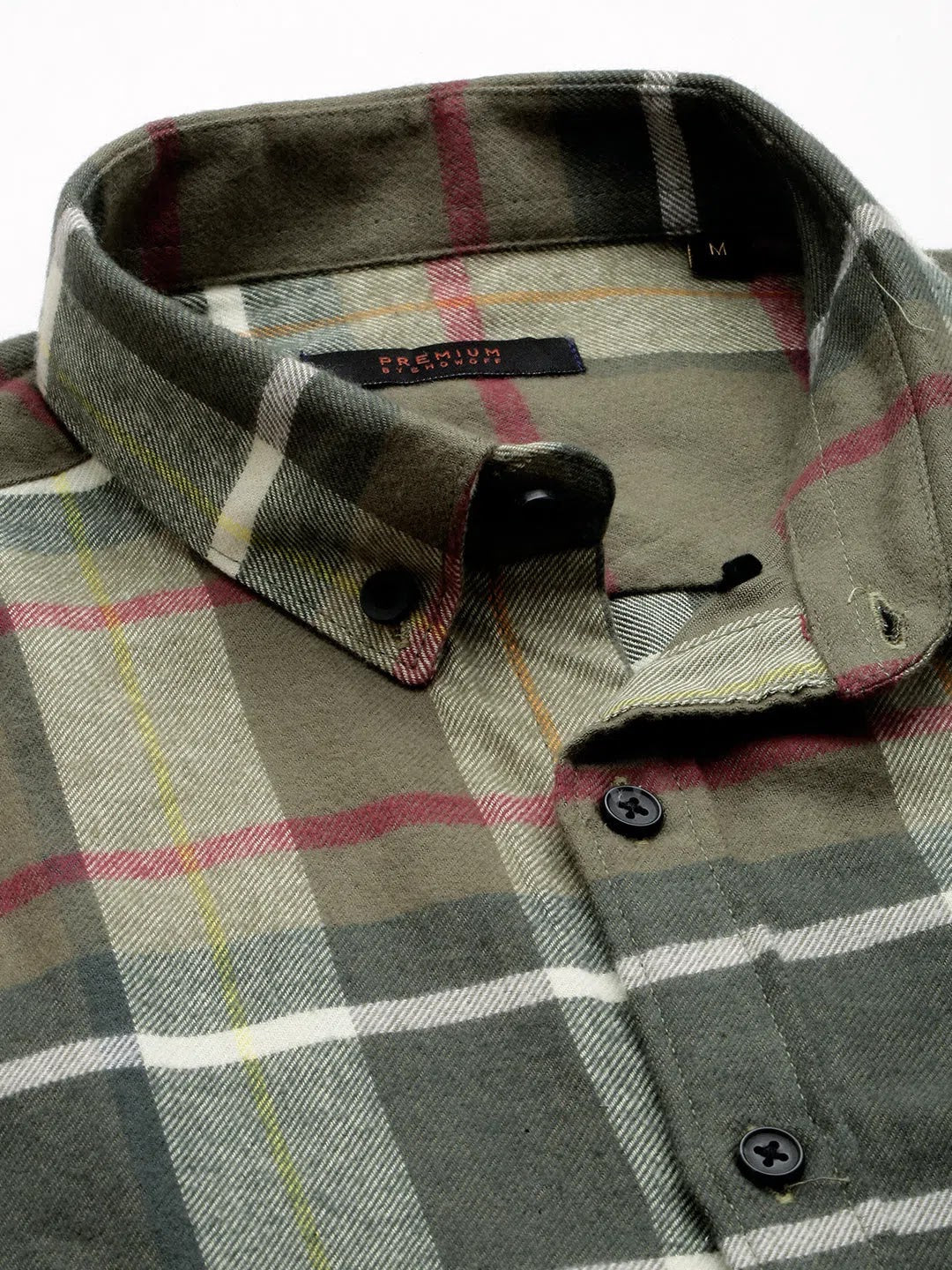 Green Checked Mens Shirt - Casual Cotton Shirt | DesiQlo