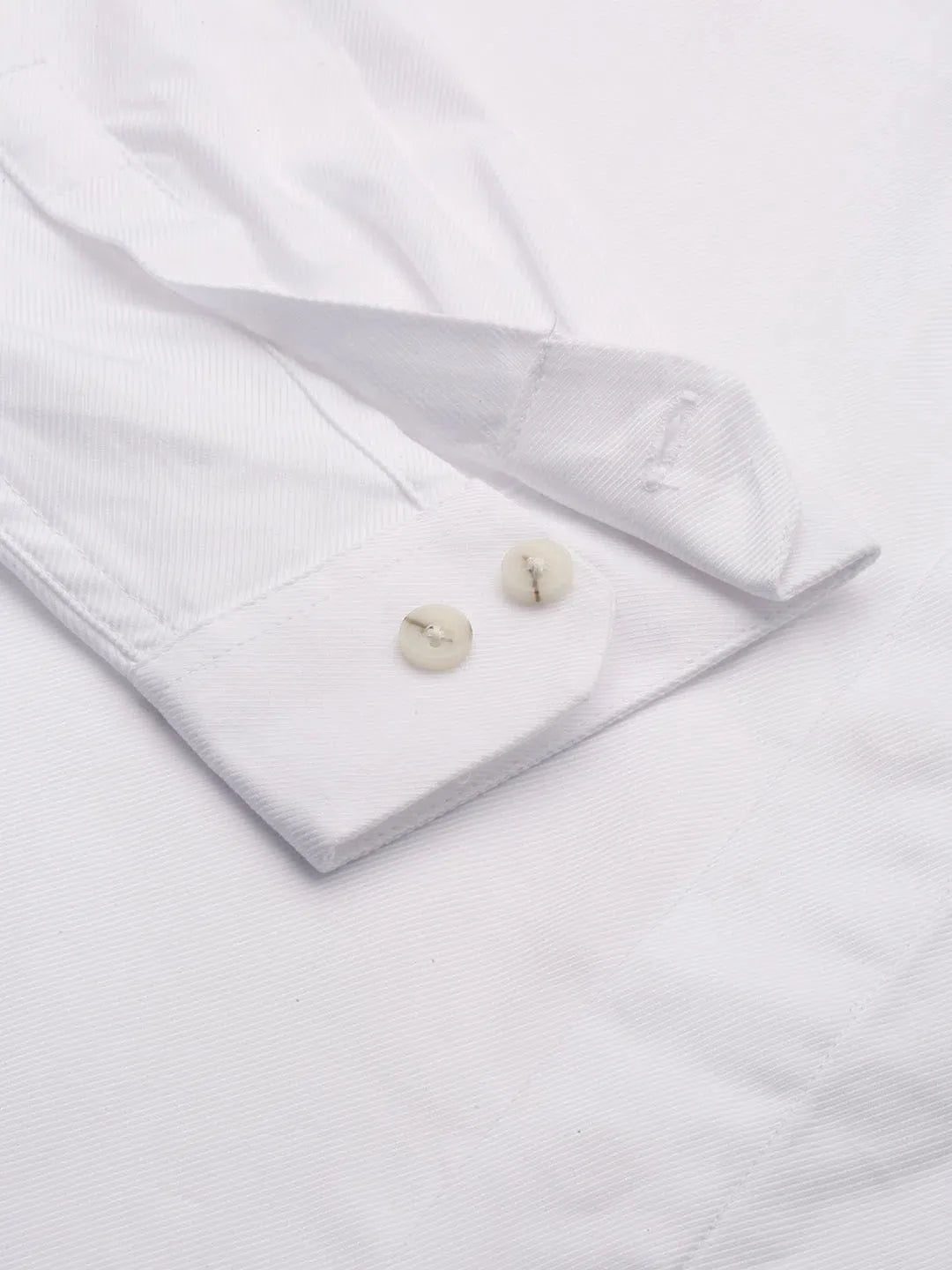 Trendy White Cotton Mens Shirt - Solid Casual Shirt | DesiQlo