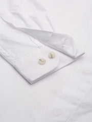 Men White Solid Casual Shirt-COLTONPLAIN-4510-White