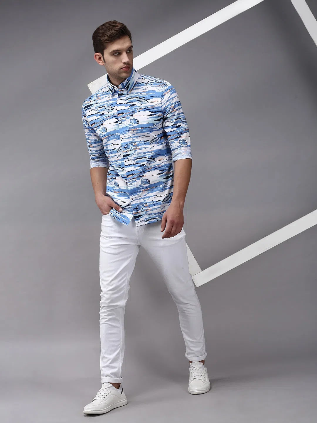 Multi-Color Printed Mens Shirt | Cotton Casual Shirts