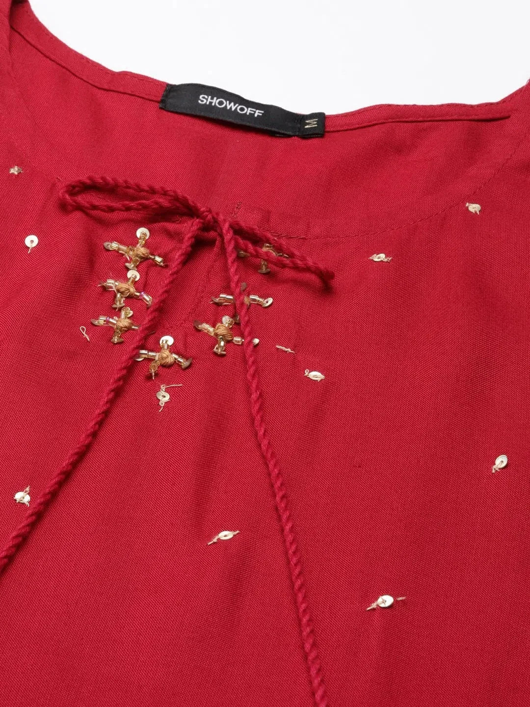 Fuchsia Floral Anarkali Kurti | Women's Anarkali Suit