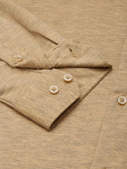 Men Copper Solid Casual Shirt-FORDKNITS-4473-Copper