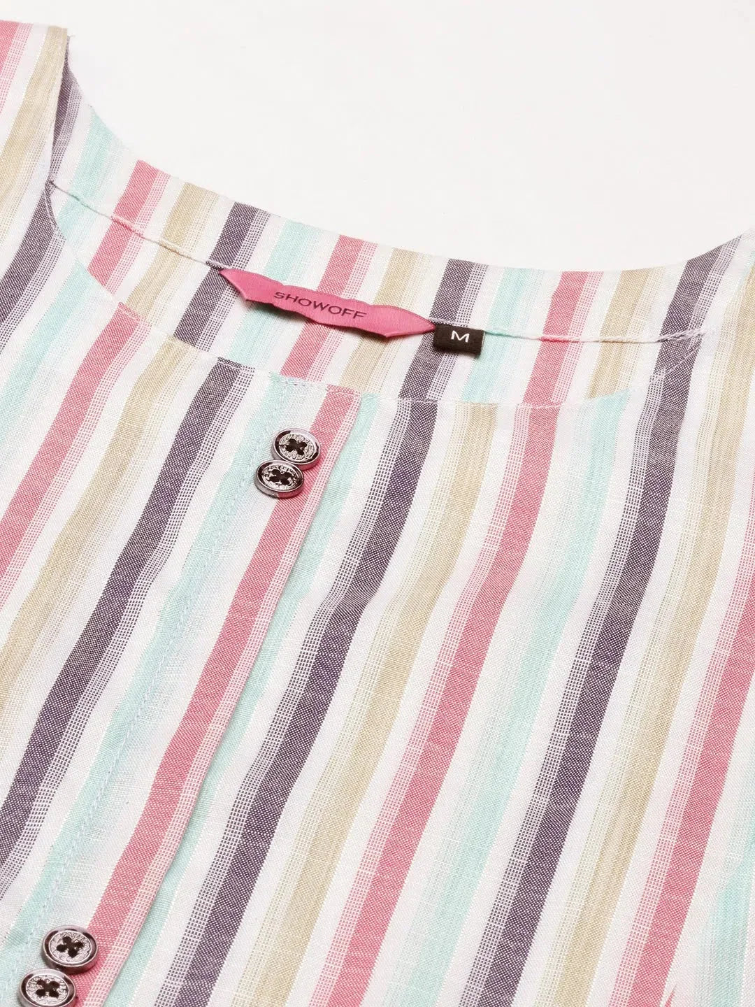 Striped Cotton Indian Kurta for Women | Stylish DesiQlo Kurti