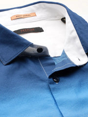 Men White Solid Casual Shirt-QUINN-3597-White