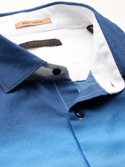 Men White Solid Casual Shirt-QUINN-3597-White