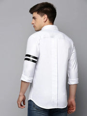 Men White Solid Casual Shirt-COLTONPLAIN-4510-White