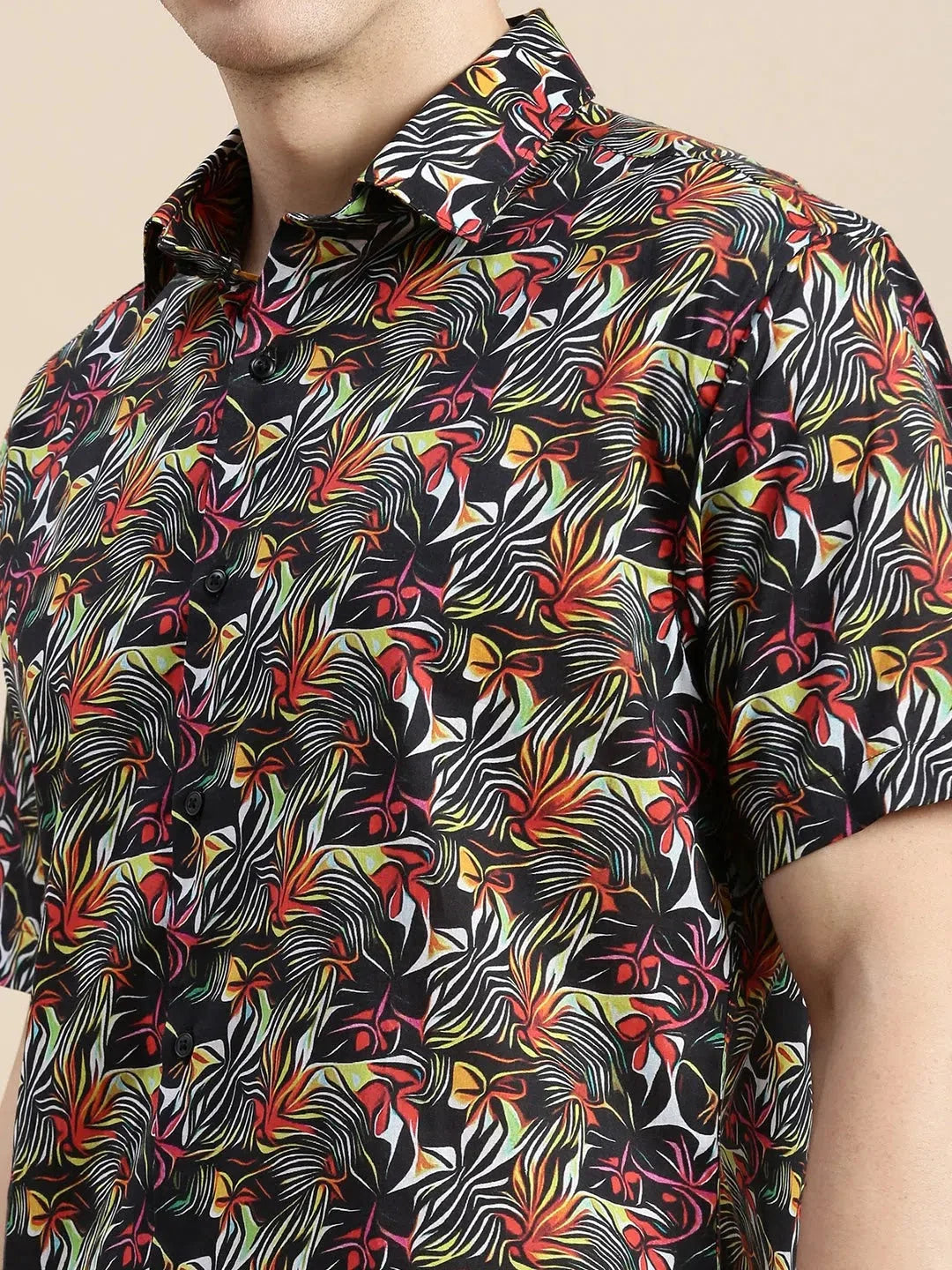 Men's Multi Floral Printed Shirt - Stylish Mens Shirt DesiQlo