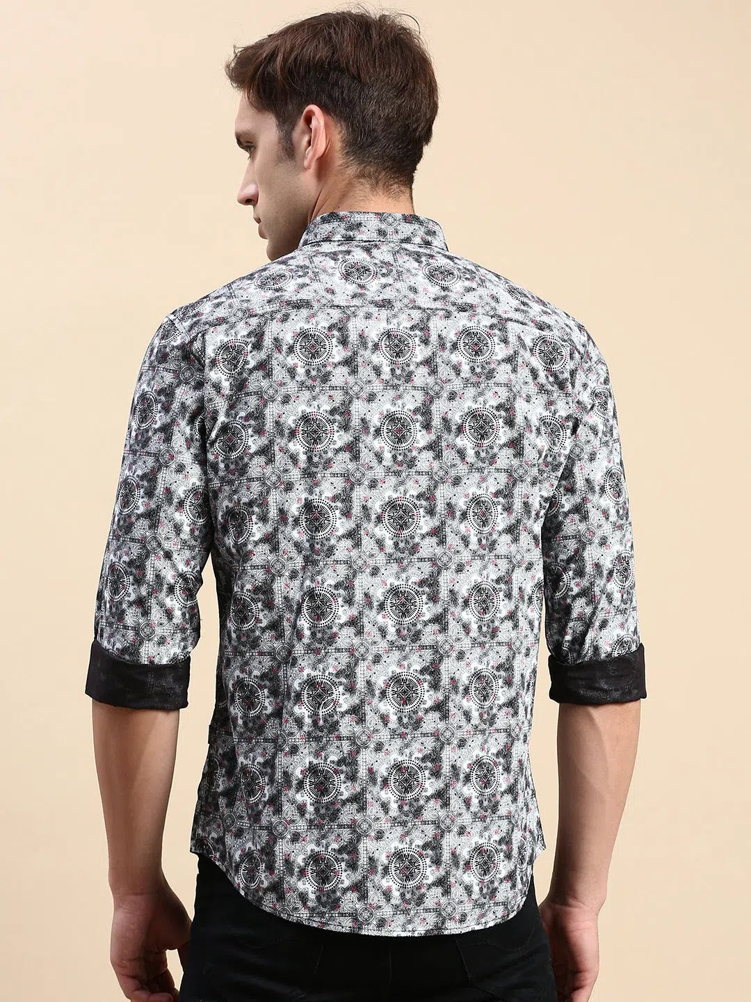 Multi Printed Mens Shirt | Cotton Printed Shirt | DesiQlo