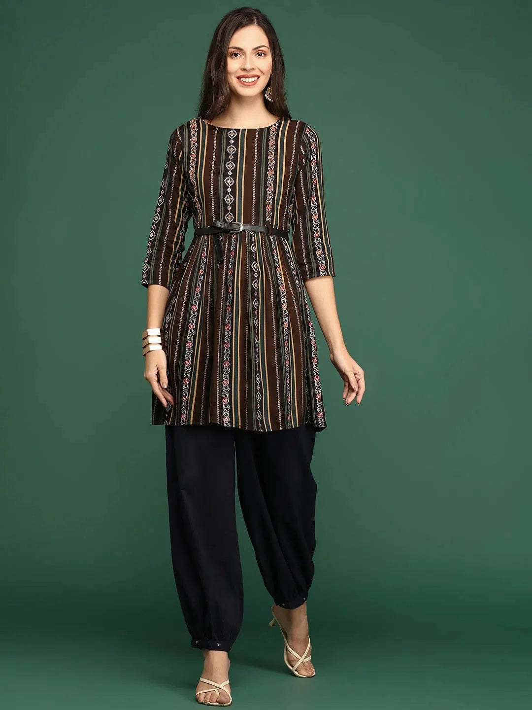 Embellished Cotton Anarkali Kurta - Women's Anarkali Kurti Online