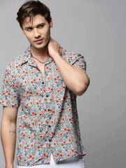 Men Multi Printed Casual Shirt-RESORTPRINT-5285-Multi